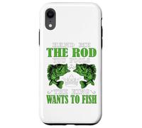 Funny Fishing King Citation Hand Me The Rod Coque pour iPhone XR