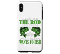 Funny Fishing King Citation Hand Me The Rod Coque pour iPhone XS Max