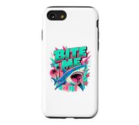 Funny Florida Retro Bite Me Shark Coque pour iPhone SE (2020) / 7/8