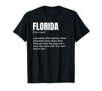 Funny Florida The Sunshine Travel Humour Defintion T-Shirt