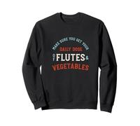 Funny Flute Pun, Flutiste, Flute Joueur de Flûte Humour Sweatshirt