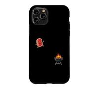 Funny Flying Steak BBQ Grilling Coque pour iPhone 11 Pro