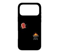 Funny Flying Steak BBQ Grilling Coque pour iPhone 17 Pro Max