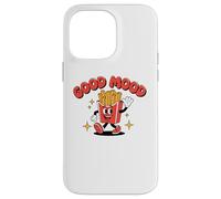 Funny Food, Good Mood, Fast Food Finger Chips, French Fries Coque pour iPhone 14 Pro Max