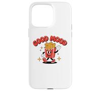 Funny Food, Good Mood, Fast Food Finger Chips, French Fries Coque pour iPhone 15 Pro Max