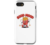 Funny Food, Good Mood, Fast Food Finger Chips, French Fries Coque pour iPhone SE (2020) / 7/8
