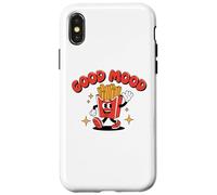 Funny Food, Good Mood, Fast Food Finger Chips, French Fries Coque pour iPhone X/XS