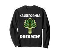 Funny Food Vegetable Minimalist Simple Dreamin Quote Kale Sweatshirt