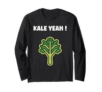 Funny Food Vegetable Minimalist Simple Yeah Kale Manche Longue