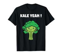 Funny Food Vegetable Minimalist Simple Yeah Kale T-Shirt