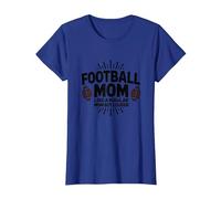 Funny Football Mom : Plus bruyante Que Les Mamans ordinaires T-Shirt, Femme, Bleu Royal, XS