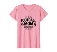 Funny Football Mom : Plus bruyante Que Les Mamans ordinaires T-Shirt, Femme, Rose, L