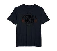 Funny Football Mom : Plus bruyante Que Les Mamans ordinaires T-Shirt, Homme Grandes Tailles, Noir, 5X Tall