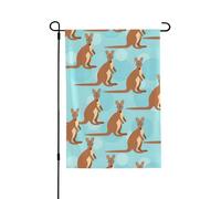 Funny For Kangaroo Zoo Plaques de cour double face durables 71,1 x 101,6 cm pour décoration saisonnière