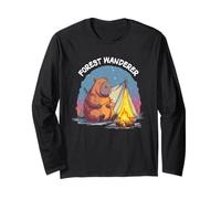 Funny Forest Capybara pour Les Amateurs de Vagabond et de capybaras Manche Longue