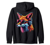 Funny Fox Foxes Art Amoureux des Animaux Animal Art Sauvages Sweat à Capuche