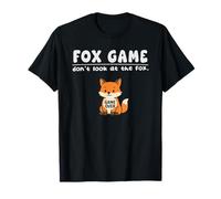 Funny Fox Game Animal Dont Look Game Over Garçons Filles Enfants T-Shirt