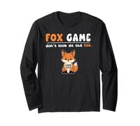 Funny Fox Game Over Jeu Dont Look pour garçons et Filles Manche Longue