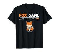 Funny Fox Game Over Jeu Dont Look pour garçons et Filles T-Shirt