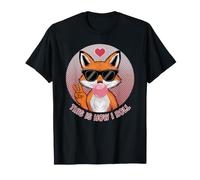 Funny Fox This is How I Roll Pop Art Foxes Lover T-Shirt