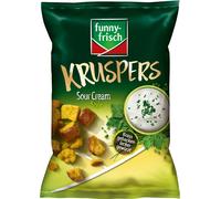 funny frais Kruspers Sour Cream Style délicieusement épicé végétarien 120g