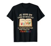 Funny French Cocktail Recipe Book Humor novelty Design T-Shirt
