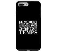 Funny French English Multilingual Bilingual Language Joke Coque pour iPhone 7 Plus/8 Plus