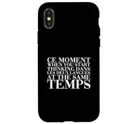 Funny French English Multilingual Bilingual Language Joke Coque pour iPhone X/XS