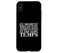 Funny French English Multilingual Bilingual Language Joke Coque pour iPhone XS Max