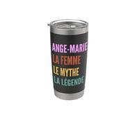 Funny French First Name Design - Ange-Marie Gobelet isotherme en acier inoxydable double paroi