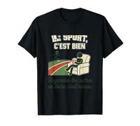 Funny French Sport Quote Graphic for Apparel & noveltys T-Shirt