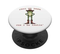 Funny Frog Appelle-Moi Darn Parce Que Je suis Tootin PopSockets PopGrip Adhésif