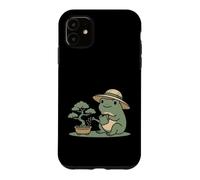 Funny Frog Bonsai Gardening Japanese Style Plant Lover Coque pour iPhone 11