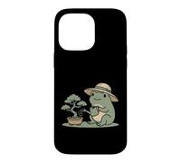 Funny Frog Bonsai Gardening Japanese Style Plant Lover Coque pour iPhone 14 Pro Max