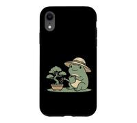 Funny Frog Bonsai Gardening Japanese Style Plant Lover Coque pour iPhone XR