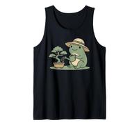 Funny Frog Bonsai Gardening Japanese Style Plant Lover Débardeur