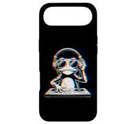 Funny Frog DJ with Headphones and Turntable Coque pour iPhone Air