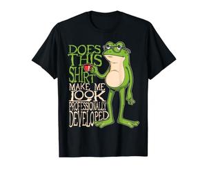 Funny Frog : Est-ce Que ça me Donne l'air d'avoir évolué sur T-Shirt