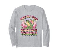 Funny Frog Humor. May All Your Delulu Come Trululu Fairy Manche Longue