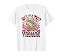 Funny Frog Humor. May All Your Delulu Come Trululu Fairy T-Shirt