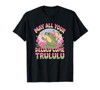 Funny Frog Humor. May All Your Delulu Come Trululu Fairy T-Shirt