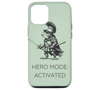 Funny Frog Humor. Roman Soldier Toad Hero Mode Activated Coque pour iPhone 12/12 Pro