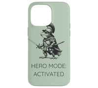 Funny Frog Humor. Roman Soldier Toad Hero Mode Activated Coque pour iPhone 14 Pro Max