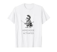 Funny Frog Humor. Roman Soldier Toad Hero Mode Activated T-Shirt