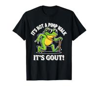Funny Frog It's Not A Pimp Walk It's Gout Funny Medical T-Shirt