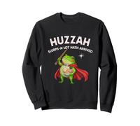Funny Frog Knight Huzzah Slurps-A-Lot est arrivé Ramen Sweatshirt