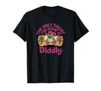Funny Frog Le Seul Squat Que Je Fais est Diddly T-Shirt