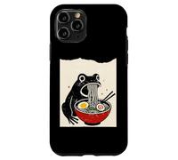 Funny Frog Ramen Sumi-e Kawaii Ink Painting Japanese Coque pour iPhone 11 Pro