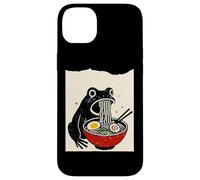 Funny Frog Ramen Sumi-e Kawaii Ink Painting Japanese Coque pour iPhone 14 Plus