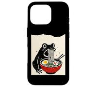 Funny Frog Ramen Sumi-e Kawaii Ink Painting Japanese Coque pour iPhone 16 Pro